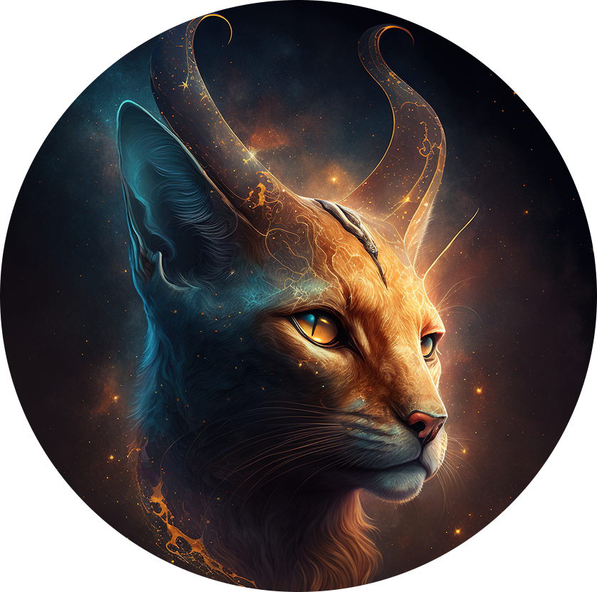 Capricorn Icon for cats as zodiacs