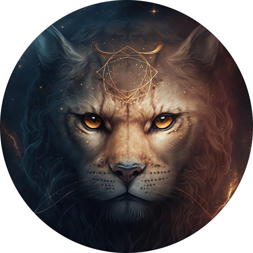 Leo Icon for cats as zodiacs