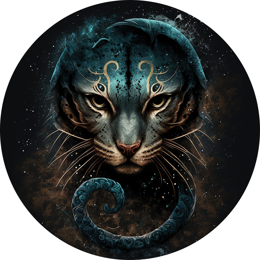 Scorpio Icon for cats as zodiacs