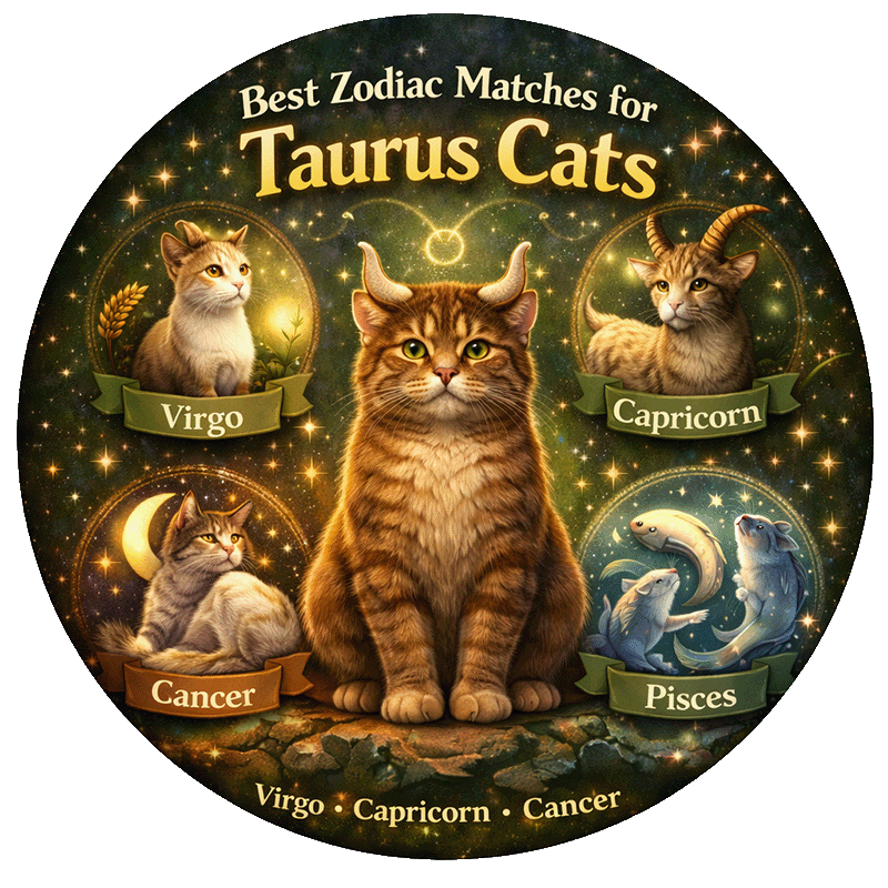 Best Zodiac Matches For Taurus Cats