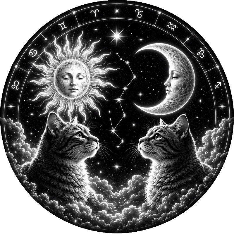Sun vs Moon Signs in Cats