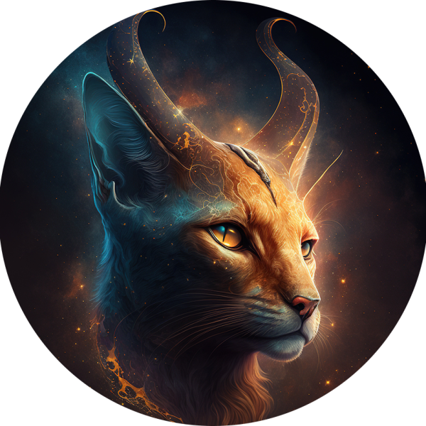 Capricorn Icon for cats as zodiacs