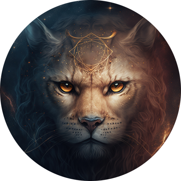 Leo Icon for cats as zodiacs